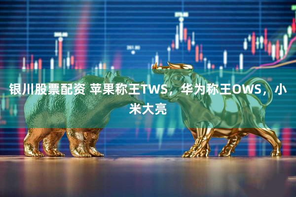 银川股票配资 苹果称王TWS，华为称王OWS，小米大亮